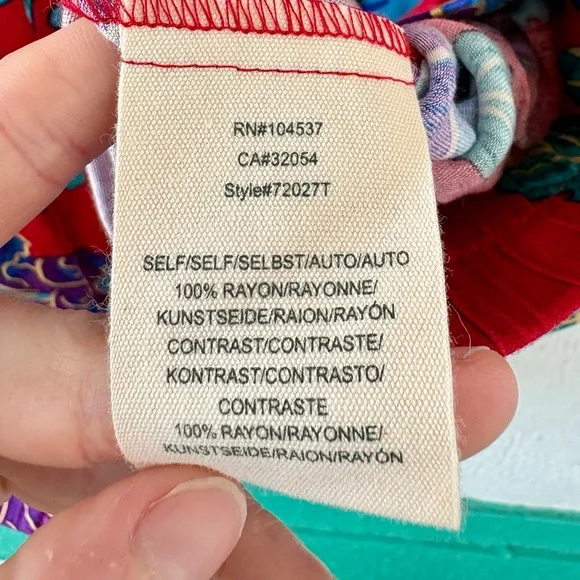 Anthropologie Tiny Rain Scarf Wrap Tank Top Floral Lace Small - Picture 6 of 10